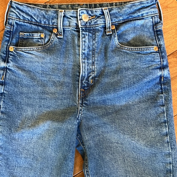 &DENIM High Rise Straight Jean - Picture 3 of 10